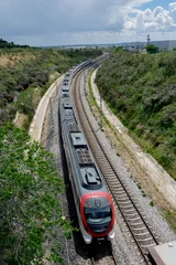 Kissenbezug Tren de cercanías en madrid © JHG