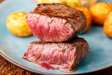 grilled steak on a cutting board