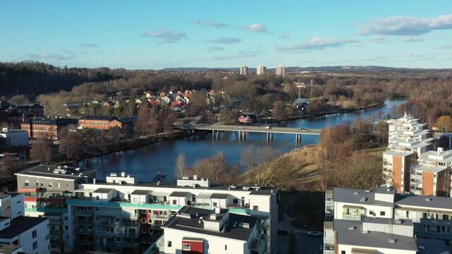 Sweden Halmstad Nissastrand Drone Video 4K