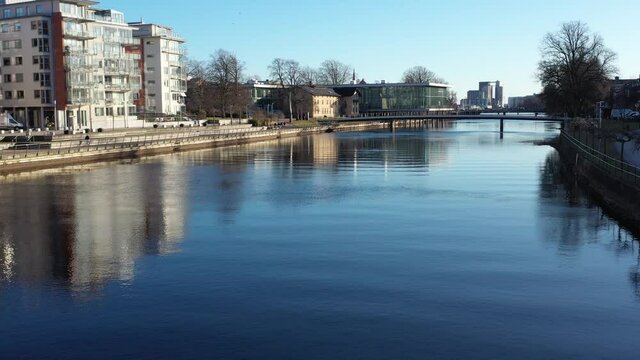 Sweden Halmstad Nissastrand Drone Video 4K