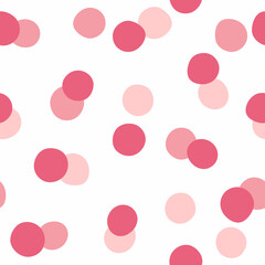 Seamless pattern with round spots. Simple vector illustration. - 431384937