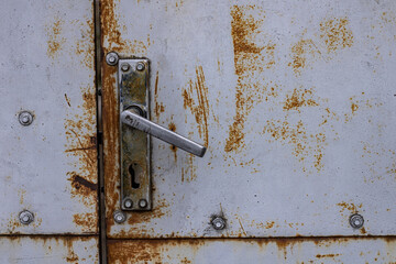 old rusty door