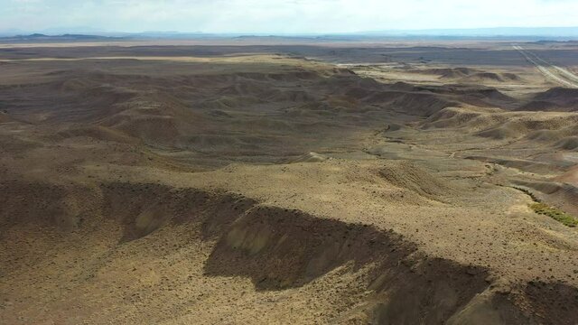 Aerial drone views over Utah