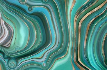 Abstract trendy turquoise green background