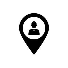 Man location icon