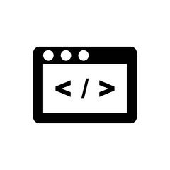 Coding programming icon