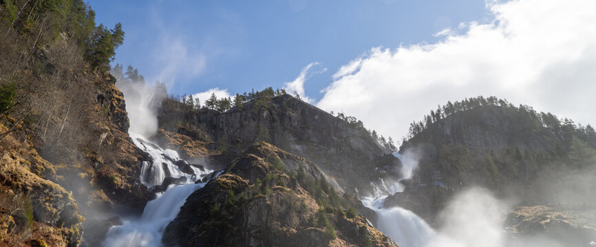 Latefossen or Latefoss is a waterfall located in the municipality of Ullensvang in Vestland County, Norway