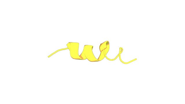 360&ordm; realistic 3D rendering of a biological molecule. Structural Characterization of Competence-Stimulating Peptide Analogues Reveals Key Features for ComD1 and ComD2 Receptor Binding in Streptococcus