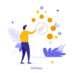 Abstract Character Concept. Vector