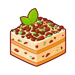 Peppermint Crisp Tart, South African dessert