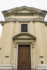 Neoclassical chapel Ermita de San Antonio de la Florida built from 1792 to 1798 on the orders of King Carlos IV. Madrid, Spain.