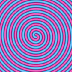 Fototapeta na wymiar Abstract blue and pink candy spiral background. Pattern design for banner, cover, flyer, postcard, poster, other. Round lollipop vector illustration