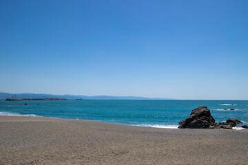 青空の桂浜