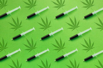 Cannabis Oil in a Syringe