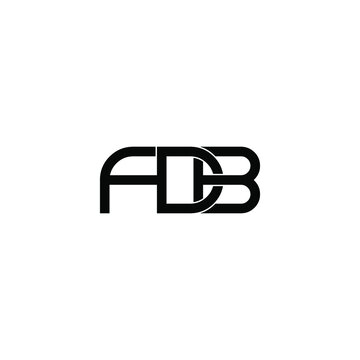 fdb letter original monogram logo