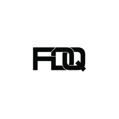 fdq letter original monogram logo design