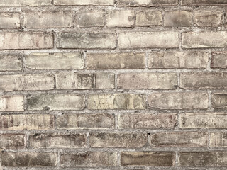distressed old vintage block brick wall with grunge and dirt fortress castle building structure