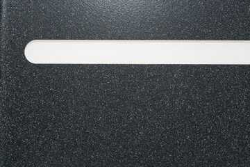 black enamel texture background with a thin white horizontal white space