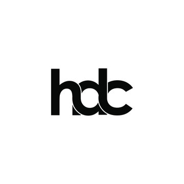 hdc letter original monogram logo design