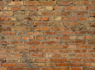Old brick wall. Old kip