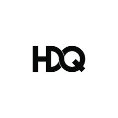 hdq letter original monogram logo design