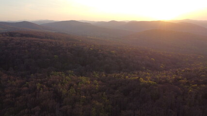 fog in the mountains
