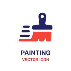 Painting vector icon