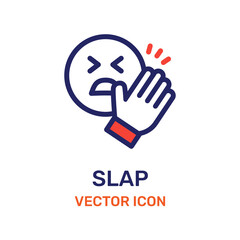 Icon slap in the face