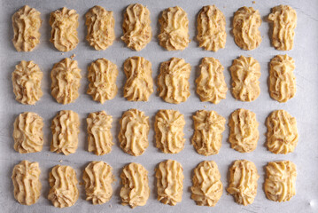 semprit cake cookies. islamic cookies biscuit for eid mubarak tradition