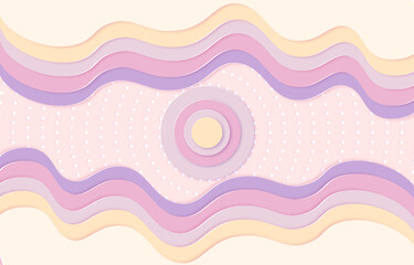 colorful papercut background