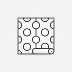 Wallpaper with Circle texture outline vector concept icon