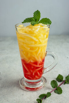 Es Blewah or Cantaloupe Ice. Very popular during Ramadhan. Iftar meal. 