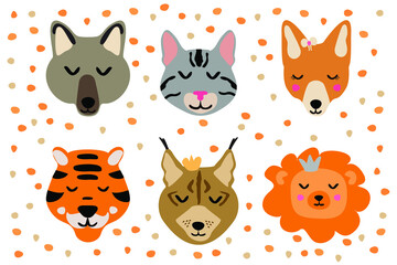 doodles cute animals collection of animals cute sticker