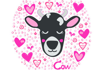 doodles cute animals compilation cow farm cute sticker