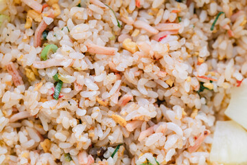 Crab meat fried rice