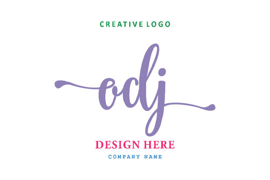 ODJ lettering logo is simple, easy to understand and authoritative