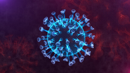 spread of coronavirus in the World, 3d illustration, 3d rendering, - 431427761
