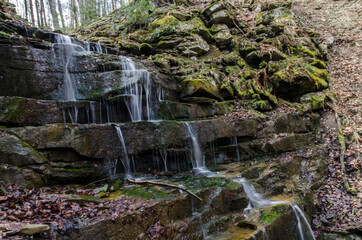 Wodospad Czartów Młyn Bieszczady © wedrownik52