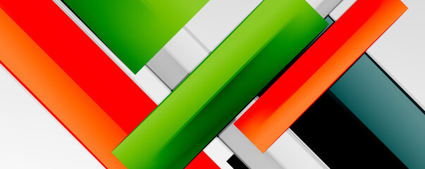 Color abstract lines trendy geometric background for business or technology presentation, internet poster or web brochure cover, wallpaper