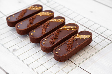 Salted caramel dark chocolate tart, pie