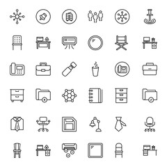 Office icon set.