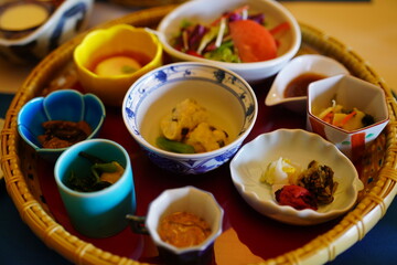 旅館の食事