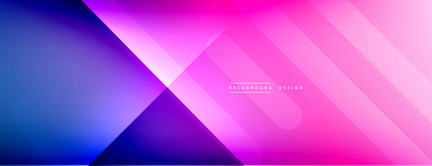 Dynamic lines abstract background. 3D shadow effects and fluid gradients. Modern overlapping forms