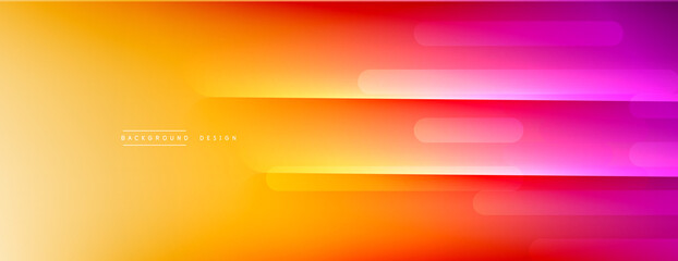 Fototapeta premium Dynamic lines abstract background. 3D shadow effects and fluid gradients. Modern overlapping forms