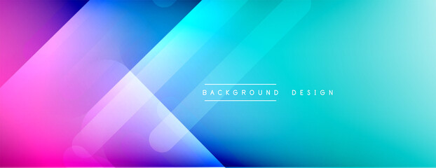 Dynamic lines abstract background. 3D shadow effects and fluid gradients. Modern overlapping forms