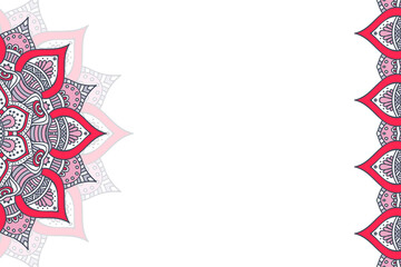 Vector ornamental background with mandala