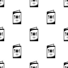 Hotel Menu Icon Seamless Pattern, Restaurant Menu Icon, Restaurant Menu Template