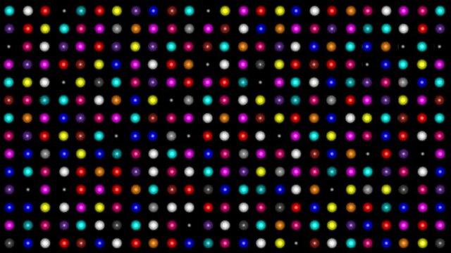 Close up of a led screen, animated illustration