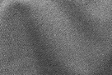 Canvas Polyester texture synthetical for background. Black polyester fabric textile backdrop for interior art design or add text message.