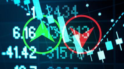 Personal financial planning concept. Businessman workplace with papers for financial planning. Business people discussing the charts and graphs showing the results of successful financial planning.